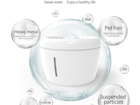 Apple Shaped Water Fountain - 2.5L